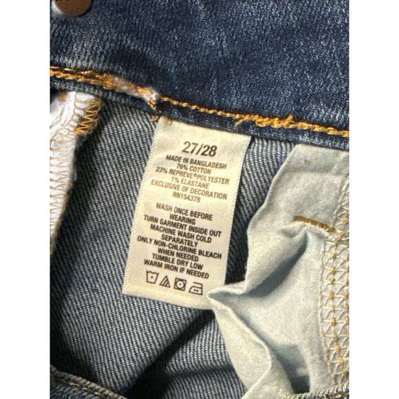 Aeropostale Super Skinny Performance Jean Mid Rise Size 27/28 Stretch Boho - Picture 9 of 9